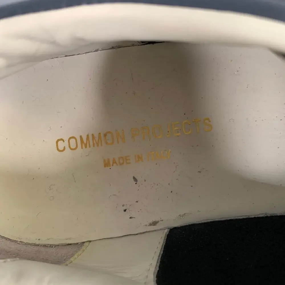 COMMON PROJECTS Size 9 Navy Leather Lace Up Sneakers